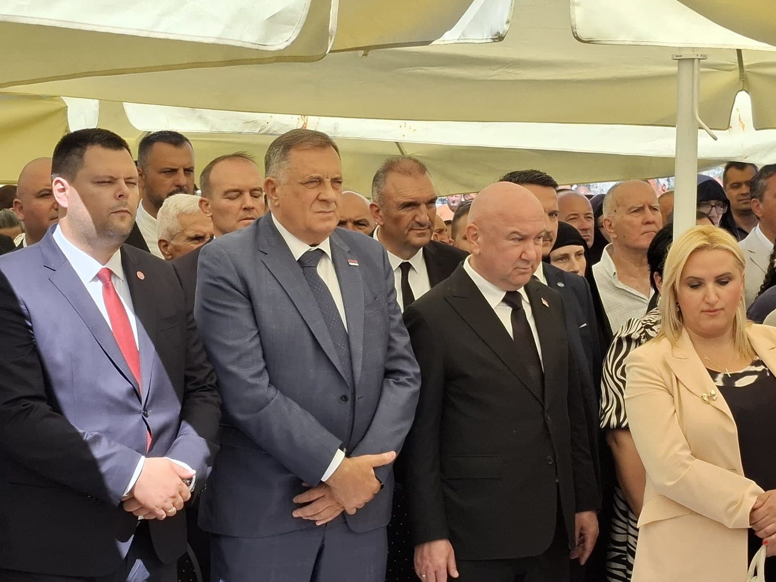 Predsednik Milorad Dodik na službi povodom 150 godina Vučedolske bitke